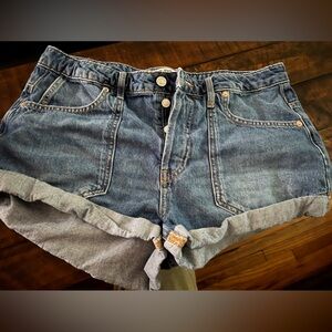 Free People Beginners Luck Slouchy Roll Cuff Short